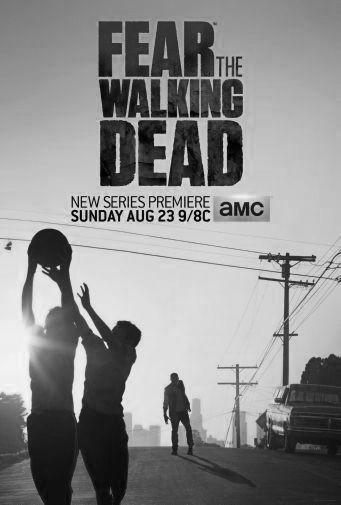Fear The Walking Dead Black and White Metal Poster Choose Style The Poster Depot