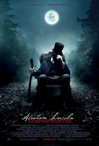 Abraham Lincoln Vampire Hunter movie poster Metal Print 8in x 12in