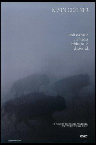 Dances With Wolves Metal Movie Poster 8in x 12in