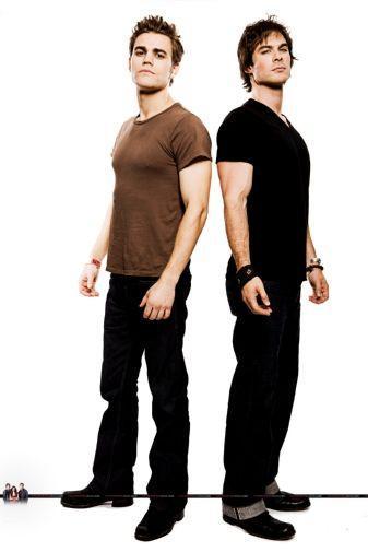Stefan Vs Damon Metal Poster Choose Style | The Poster Depot The Poster Depot