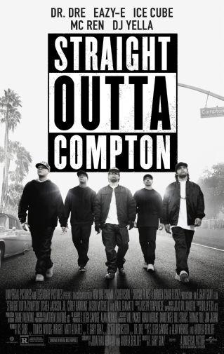 Straight Outta Compton Metal Movie Poster 8in x 12in
