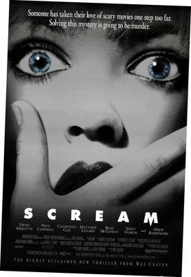 Scream Movie Poster 24x36 Entertainment Decor Art Poster 24x36 Unframed, Age: Adults, Rectangle Best Posters