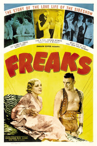 Freaks Movie Poster 24x36 24In x 36In Unframed, Age: Adults, Rectangle Best Posters WALMART