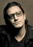 Bono 11x17 poster Sepia for sale cheap United States USA