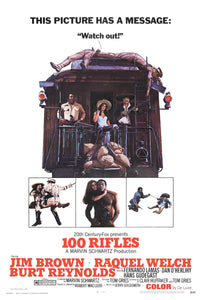 100 Rifles Movie poster Train for sale cheap United States USA