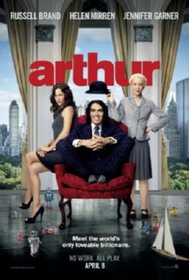 Arthur Movie Movie Poster Russell Brand poster 27"x40" 27x40 Oversize The Poster Depot