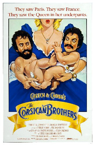 Cheech And Chongs Corsican Brothers movie Poster Oversize On Sale United States