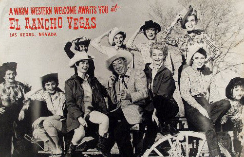 El Rancho Casino Las Vegas Ad Art Poster Oversize On Sale United States