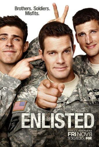 Enlisted poster Large for sale cheap United States USA