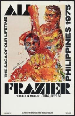 Frasier Vs. Ali 1975 poster Large for sale cheap United States USA