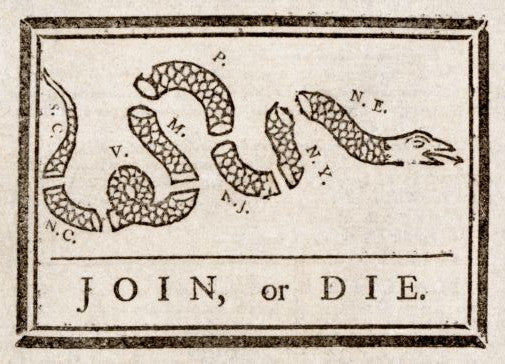 Join Or Die Military poster 24
