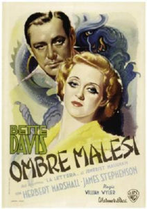 Ombre Malesi Bette Davis Movie poster Large for sale cheap United States USA