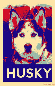 Siberian Husky Pop Art poster 24"x36" 24x36 Large