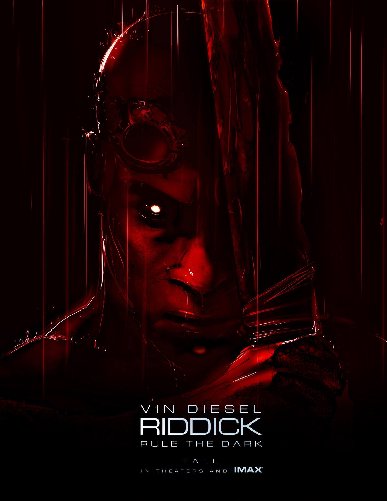 Riddick movie poster Large for sale cheap United States USA