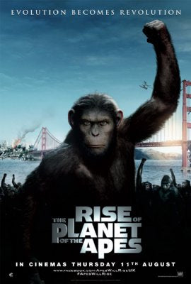 Rise Of The Planet Of The Apes Movie poster Large for sale cheap United States USA