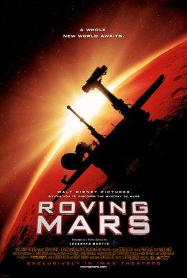 Roving Mars Movie poster Large for sale cheap United States USA