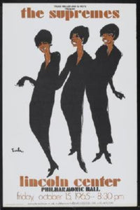 Supremes poster #01 At Lincoln Center poster 27"x40" 27x40 Oversize