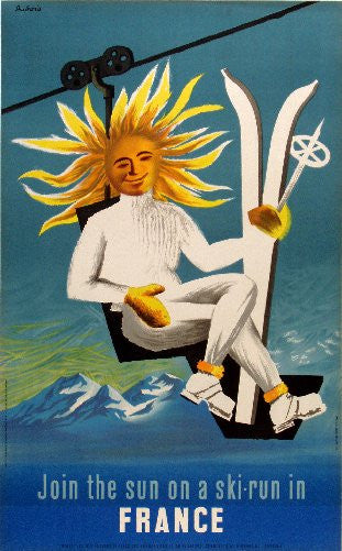 Travel Agency Art Ski France Art Poster 27inx40in Poster  The Poster Depot