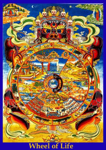 Wheel Of Life poster Large for sale cheap United States USA