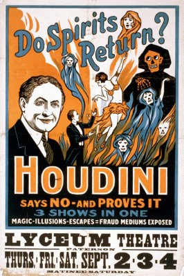 Houdini poster Large for sale cheap United States USA