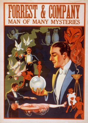 Magic poster Forrest & Company Large for sale cheap United States USA