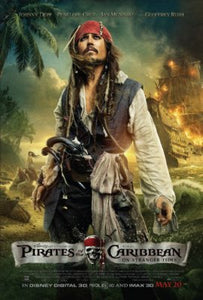 Pirates On Stranger Tides Poster Capt. Jack Sparrow Oversize On Sale United States