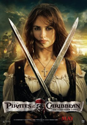 Pirates On Stranger Tides poster Penelope Cruz Large for sale cheap United States USA