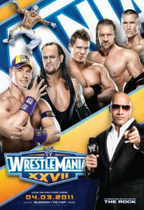 Wrestlemania Xxvii 27 poster 27"x40" 27x40 Oversize