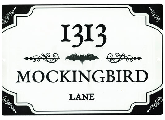 1313 Mockingbird Lane Metal Print The Munsters Metal Poster Wall Art