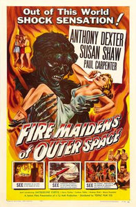 Fire Maidens Of Outer Space 11x17 poster for sale cheap United States USA