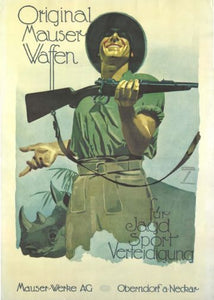 Mauser Rifle Movie poster Large for sale cheap United States USA