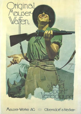 Mauser Rifle Movie Poster Oversize On Sale United States