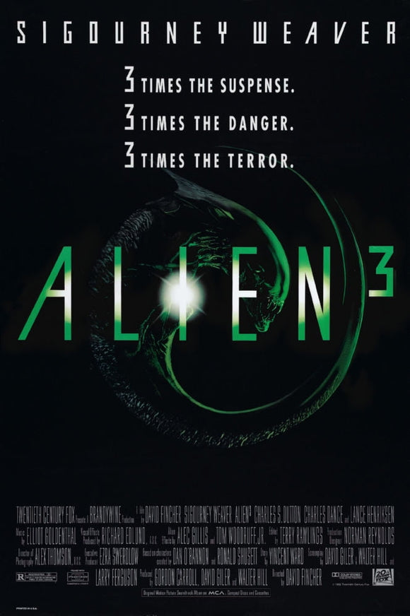 Alien 3 Movie Poster 24In x 36In Art Poster 24x36 Unframed, Age: Adults, Rectangle Z Posters WALMART