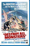 Destroy All Monsters 11x17 poster for sale cheap United States USA