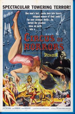 Circus Of Horrors 11x17 poster for sale cheap United States USA