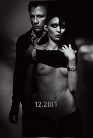 The Girl With The Dragon Tattoo 11x17 poster for sale cheap United States USA