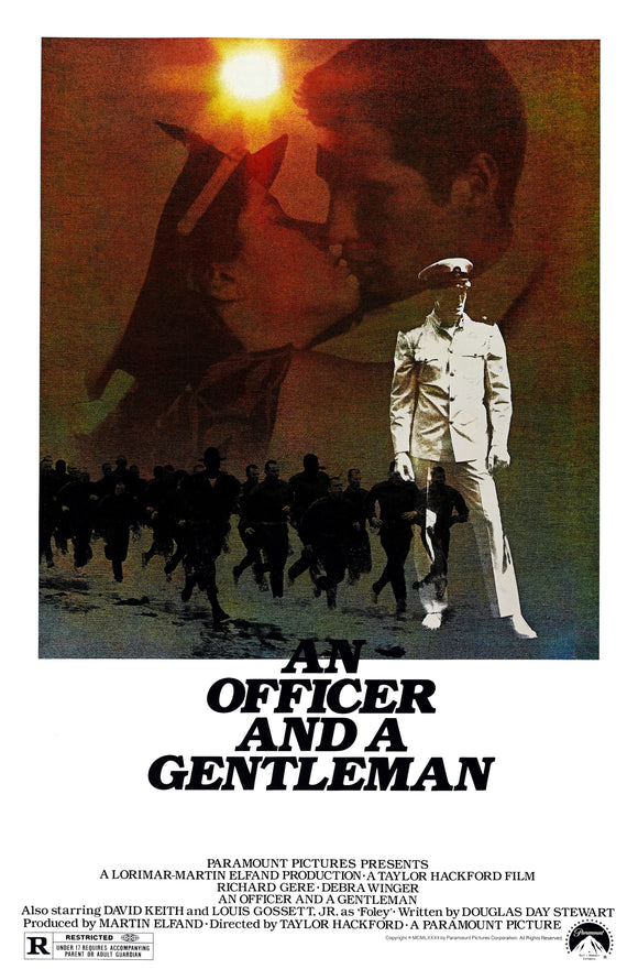 An Officer And A Gentleman 11x17 poster for sale cheap United States USA