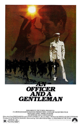 An Officer And A Gentleman Metal Movie Poster 8in x 12in