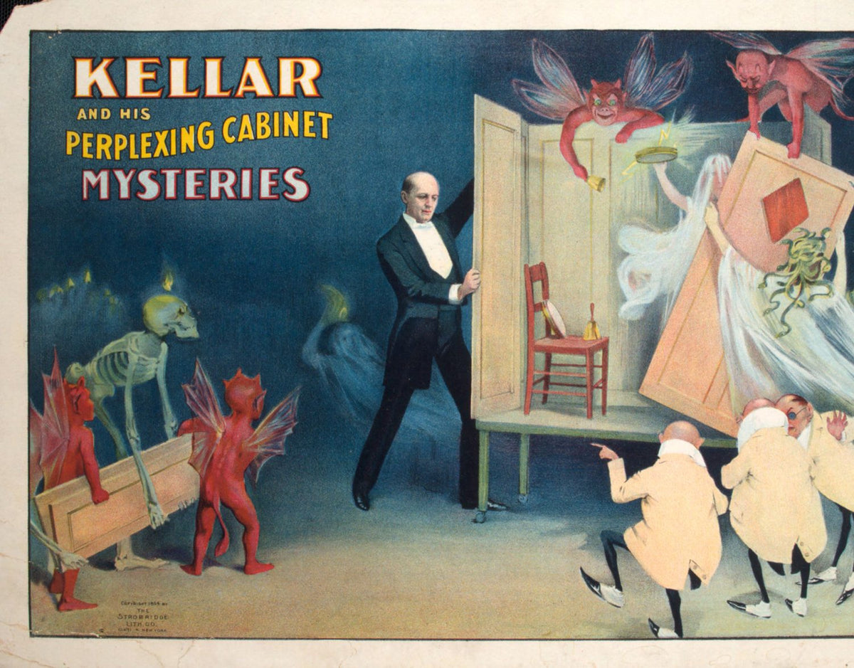 Kellar And His Perplexing Cabinet Mysteries 1894 Poster (24