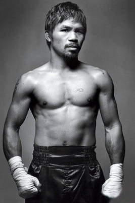Manny Pacquiao Poster 24x36 Black and White No Text