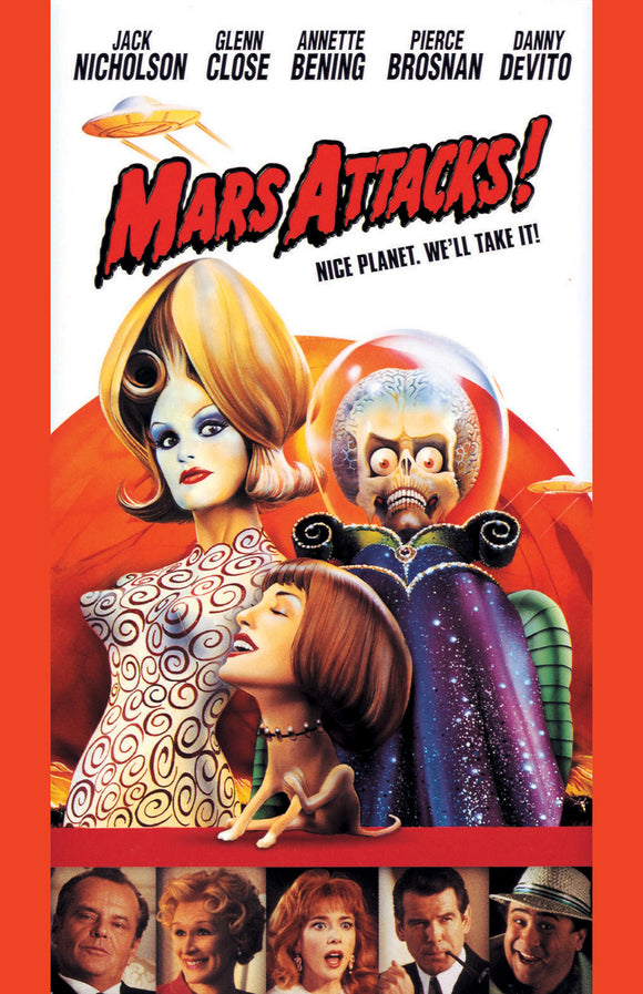 Mars Attacks Movie 11 inch x 17 inch poster