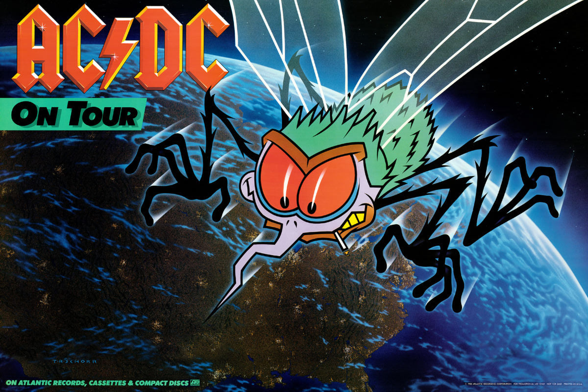 AC/DC Fly on the Wall Poster| theposterdepot.com – The Poster Depot