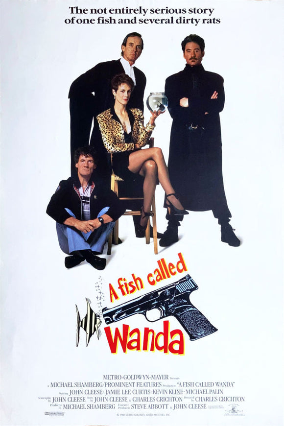 A Fish Called Wanda  Movie Poster 11in x 17in