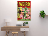 Alien Love Stories Poster 24x36 24"X36" Poster Pulp Novel Style Art The Poster Depot