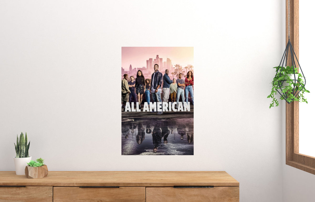 All American TV Series Poster Two Worlds one dream - 11"x17" The Poster Depot