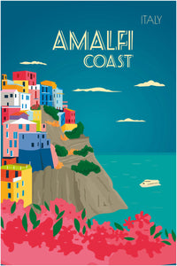 Amalfi Coast poster for sale cheap United States USA