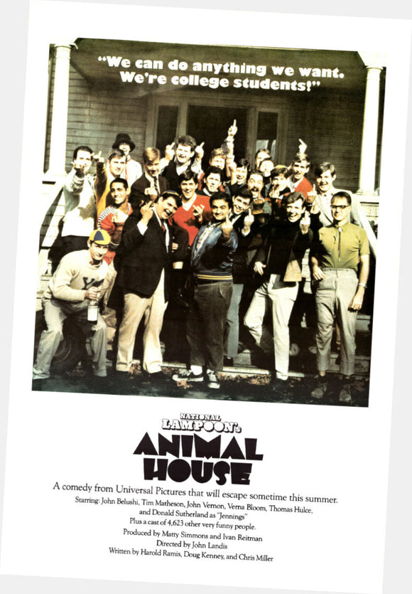 Animal House Movie 11x17 poster for sale cheap United States USA