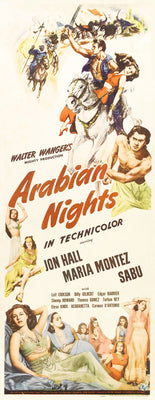 Arabian Nights Insert 14"x36" 14x36 Movie Poster