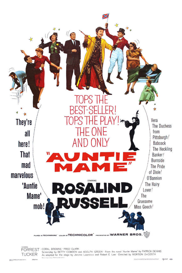 Auntie Mame Movie 11x17 poster for sale cheap United States USA