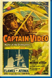 Captain Video 11x17 poster for sale cheap United States USA